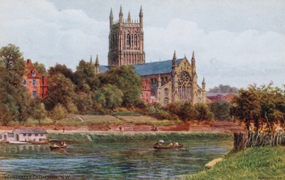 Worcester Cathedral, NW by Alfred Robert Quinton